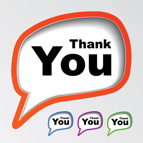 ThankYou dialog Vector