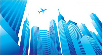مدينة المباني الشاهقة المتجهات